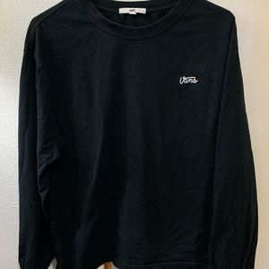 Vans Black long sleeve shirt